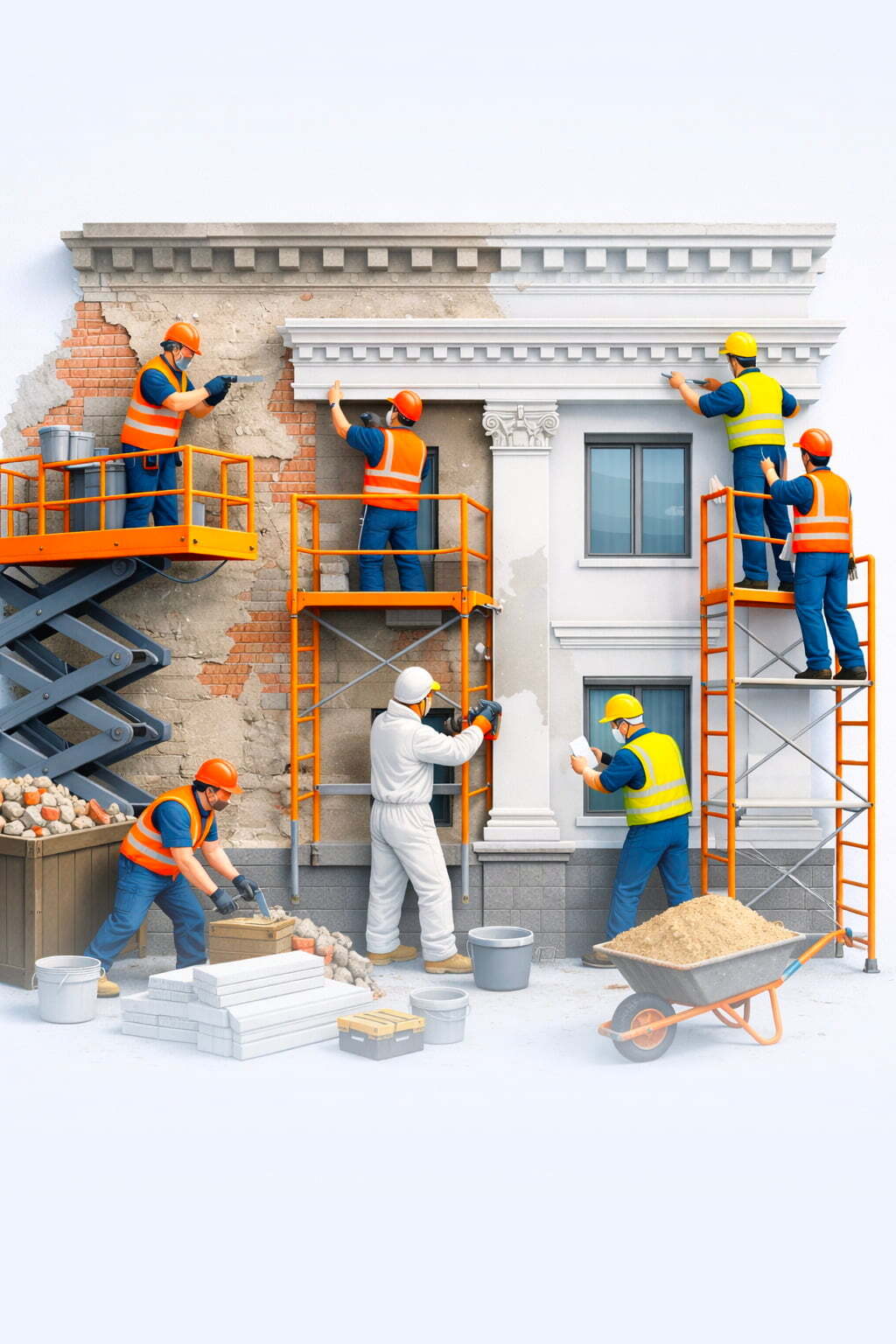 Pentru renovarea fațadelor vechi