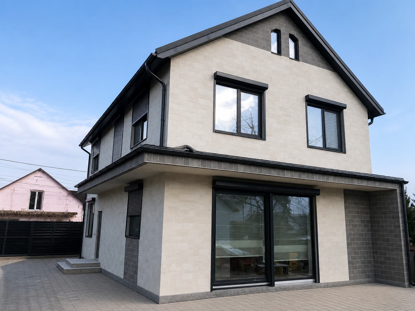 Piatră flexibilă Pletaflex - casă privată in Suruceni — 3