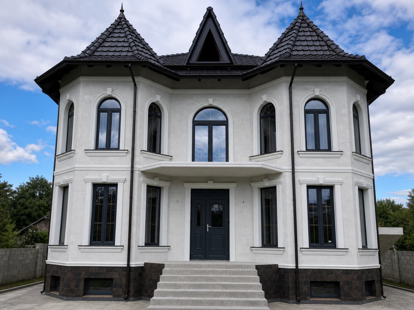 Gresie flexibilă pentru fațada - casă privată in Balti — 3