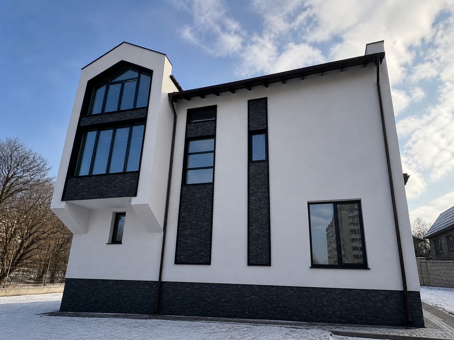 Piatră flexibilă pentru fațada – casă particulară in Durlesti — 2