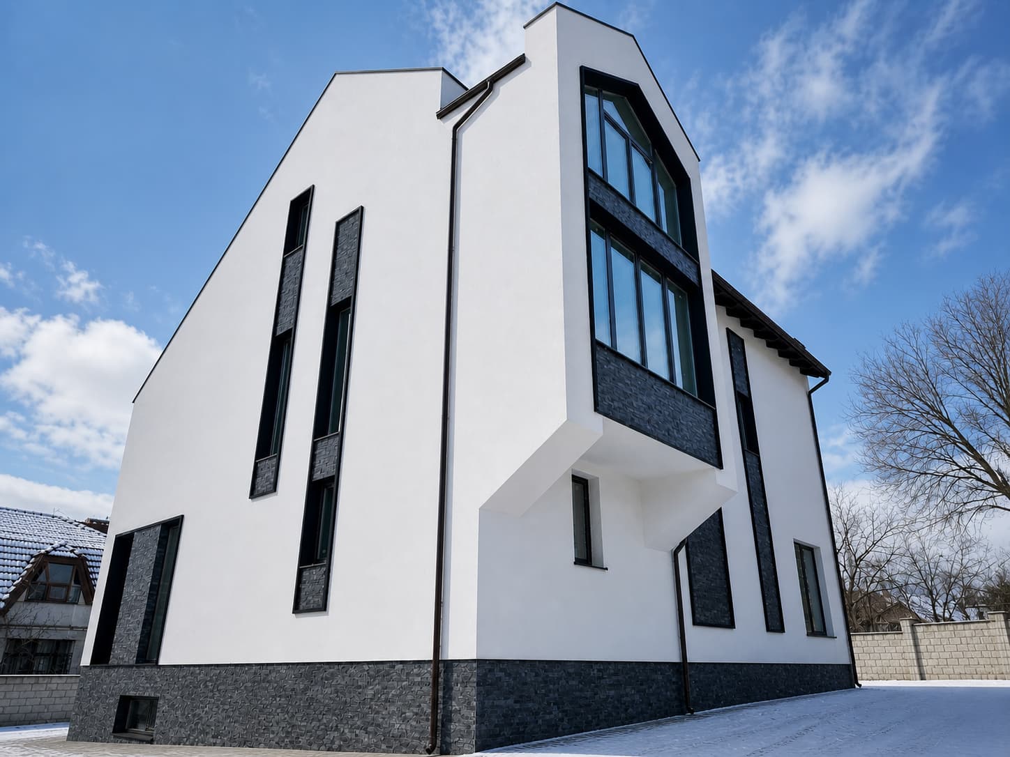 Piatră flexibilă pentru fațada – casă particulară in Durlesti — 4